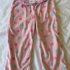 Hello Kitty Pink Polka Dot Kids Pajama Bottoms